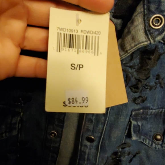 Lucky Brand Denim Button Down - Picture 3 of 4